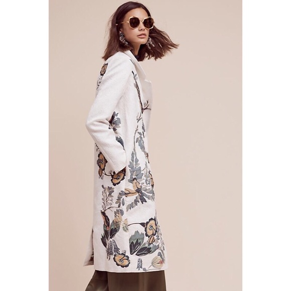 NEW! *RARE* Hemant & Nandita Embroidered Coat - Picture 2 of 8